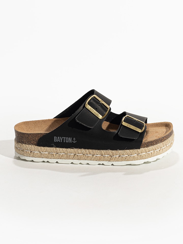 BAYTON Klapki "Olympe" w kolorze czarnym rozmiar: 41