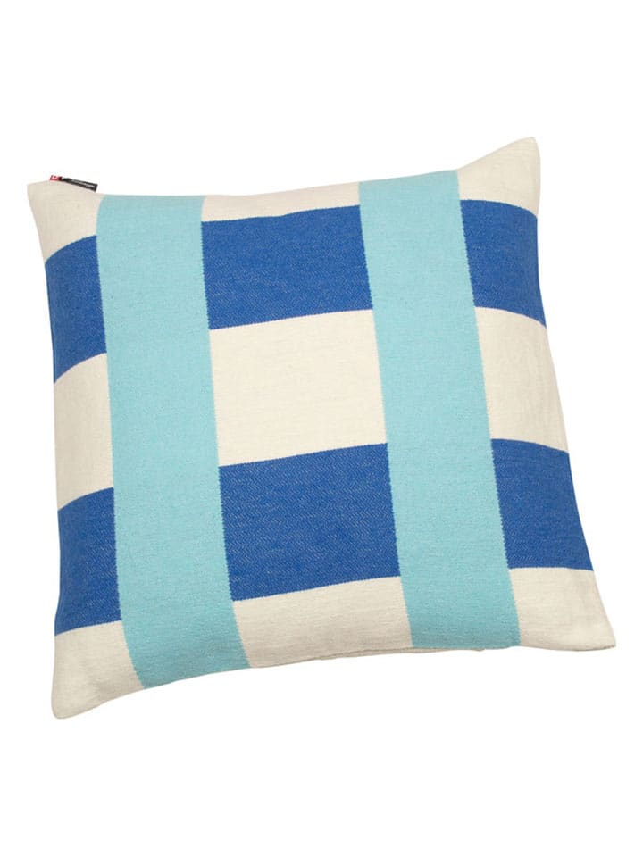 David Fussenegger Poszewka w kolorze kremowo-niebieskim na poduszkę rozmiar: 50x50 cm