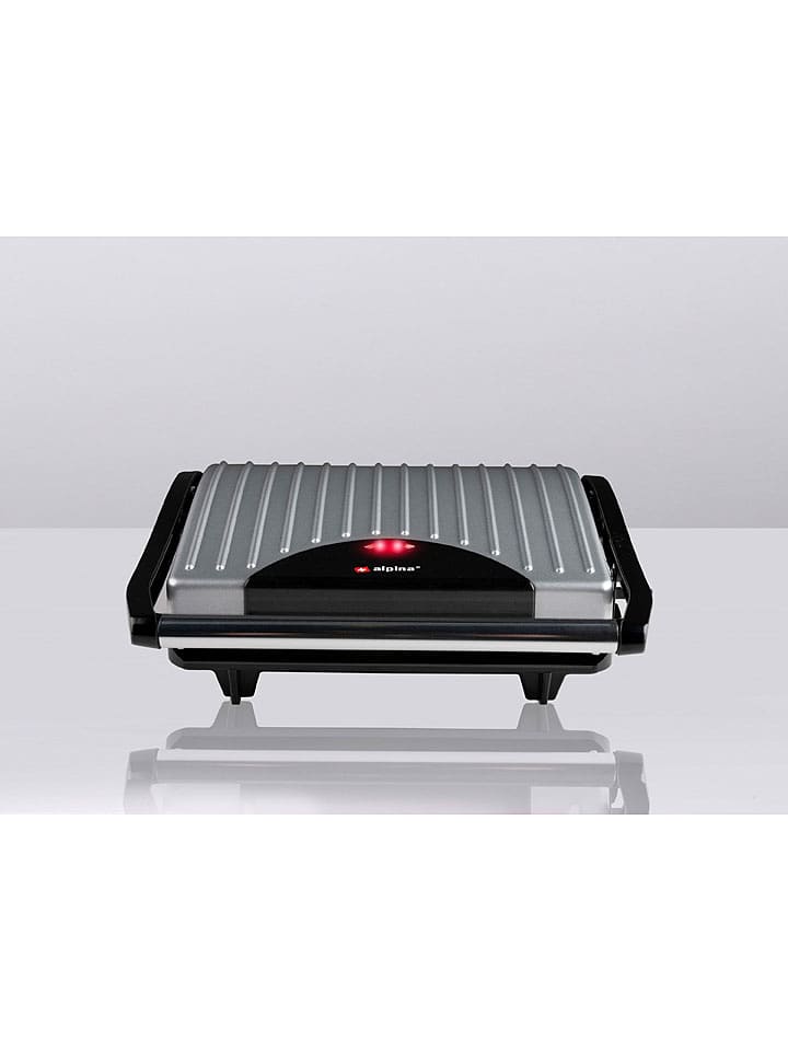 Alpina Grill kontaktowy w kolorze srebrno-czarnym rozmiar: onesize