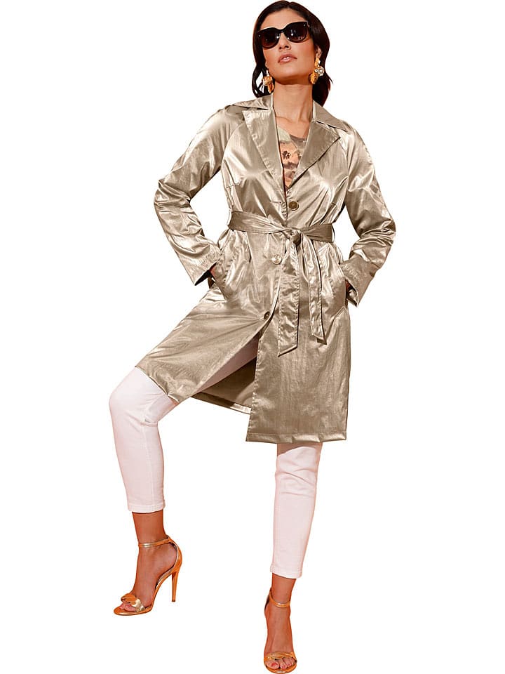 WITT WEIDEN Płaszcz przejściowy w kolorze złotym rozmiar: 46