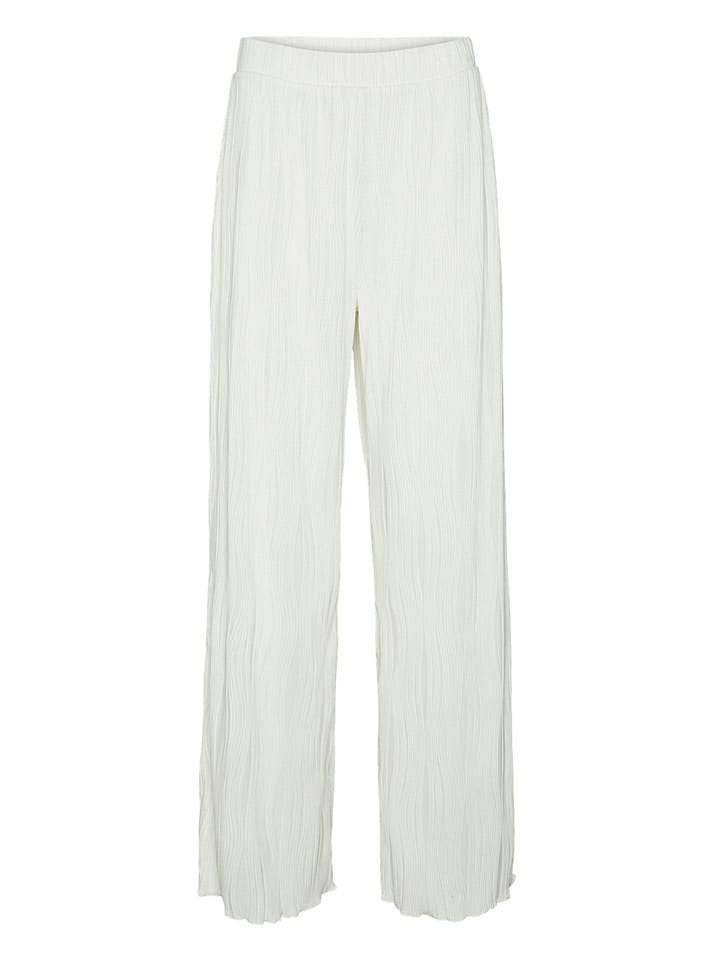 Vero Moda Spodnie w kolorze białym rozmiar: M