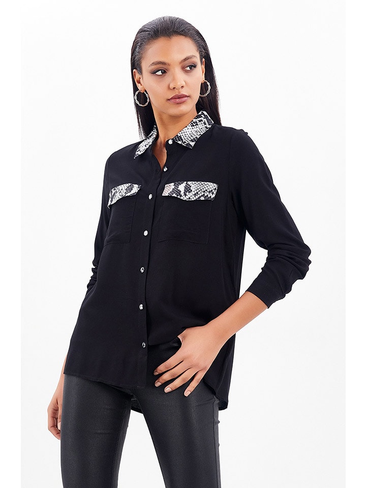 Milan Kiss Koszula - Regular fit - w kolorze czarnym rozmiar: S