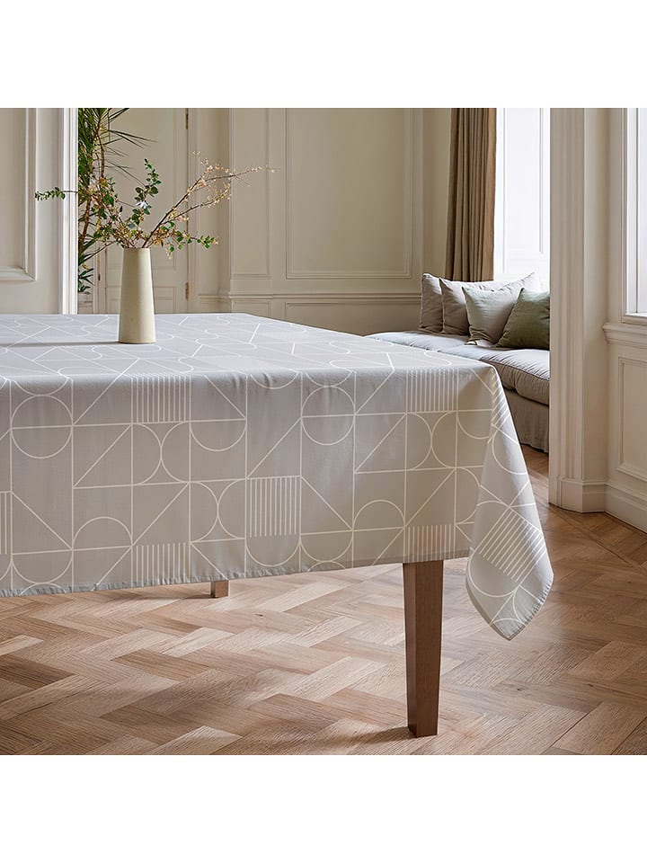 Mint Rugs Obrus "Nordic Georgia" w kolorze jasnoszaro-białym rozmiar: 155x300 cm