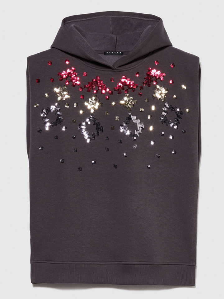 Sisley Bezrękawnik w kolorze antracytowym rozmiar: 122