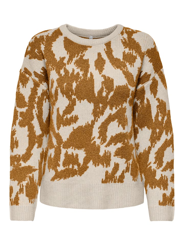 ONLY Sweter w kolorze jasnobrązowo-beżowym rozmiar: XL