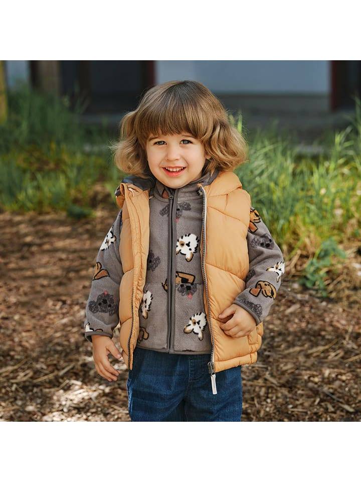 COOL CLUB 2-częściowy zestaw w kolorze pomarańczowo-szarym rozmiar: 74