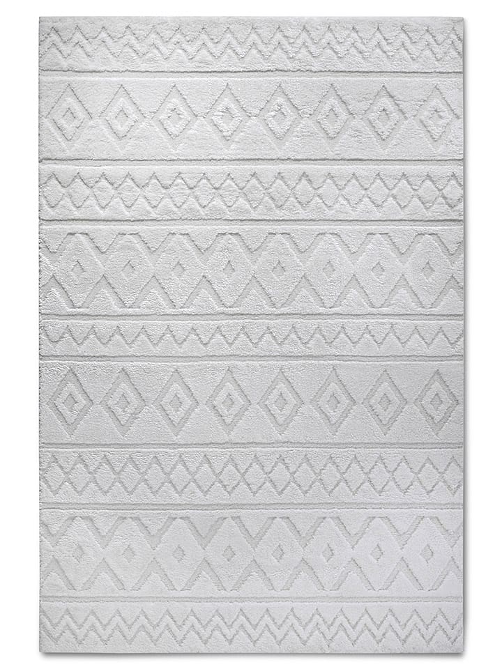 Elle Decoration Dywan "Itinerance" w kolorze białym rozmiar: 80x120 cm