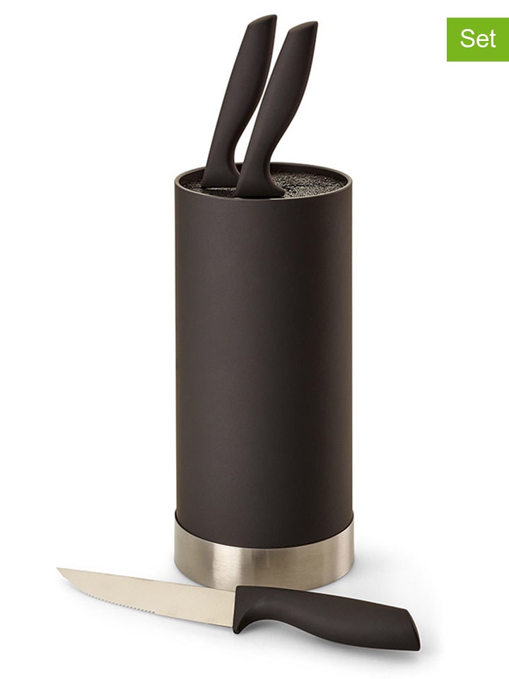 Echtwerk 4-częściowy zestaw w kolorze srebrno-czarnym rozmiar: onesize