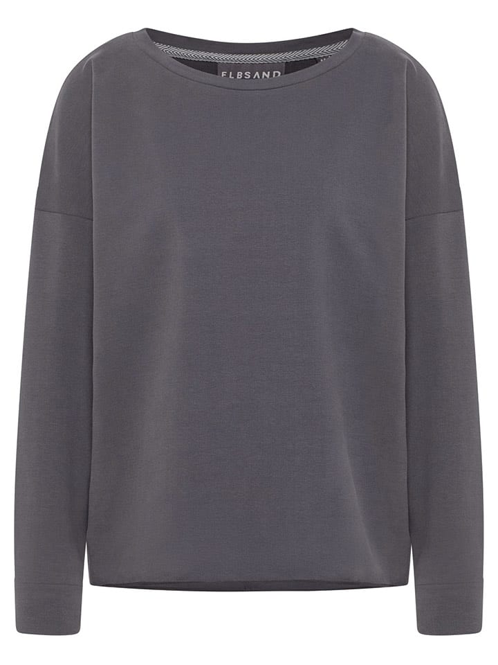 ELBSAND Bluza "Riane" w kolorze szarym rozmiar: XS