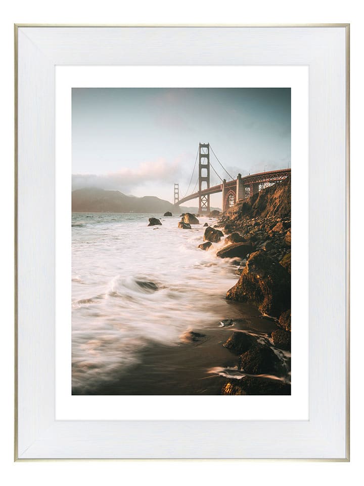 Ars Longa Druk artystyczny "Golden Gate Bridge" w ramce - 70 x 50 cm rozmiar: onesize