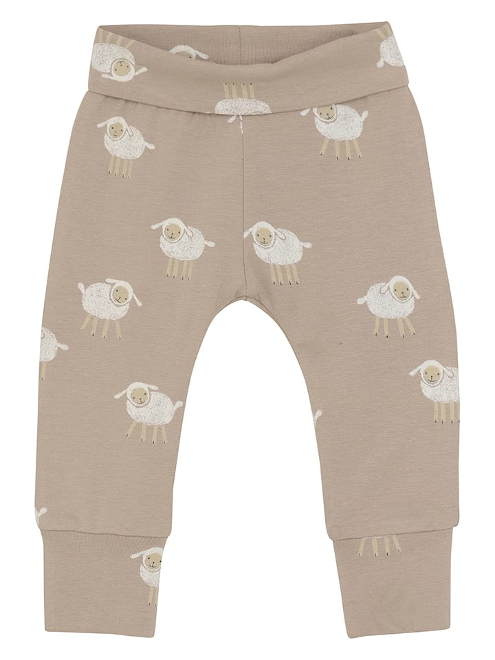 Noppies Spodnie w kolorze jasnobrązowo-szarym rozmiar: 56