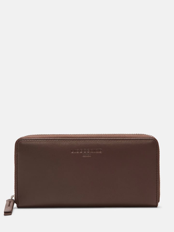 Liebeskind Berlin Skórzany portfel w kolorze brązowym - 19 x 9,5 x 2 cm rozmiar: onesize