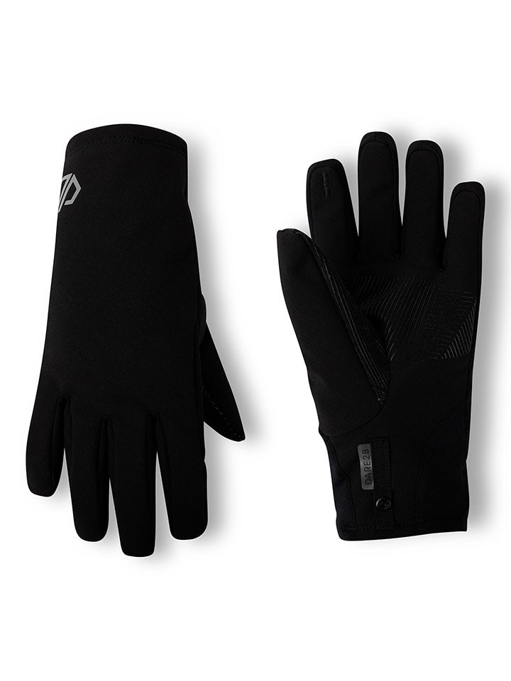Dare 2b Rękawiczki funkcyjne "Endurance Pro Softshell" w kolorze czarnym rozmiar: S/M