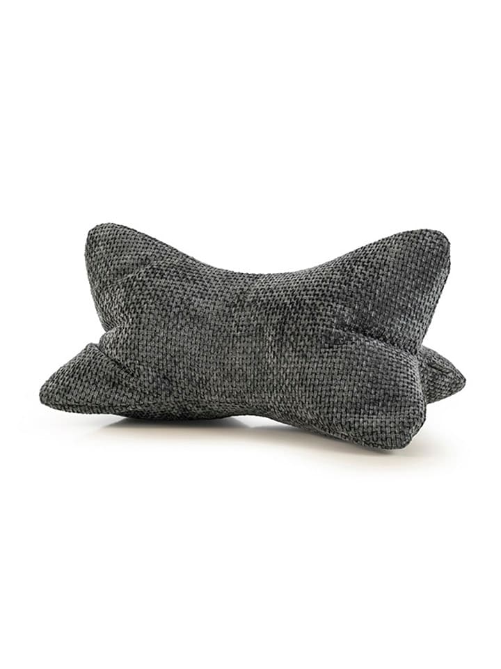 Magma Heimtex Poduszka "Arlo" w kolorze antracytowym do czytania - 22 x 42 cm rozmiar: onesize