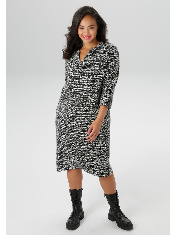 Aniston Sukienka w kolorze czarno-białym rozmiar: 46