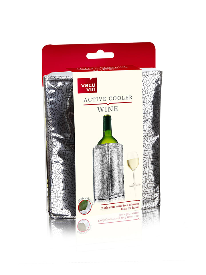 Vacu Vin Schładzacz "Aktiv" w kolorze srebrnym do wina rozmiar: onesize