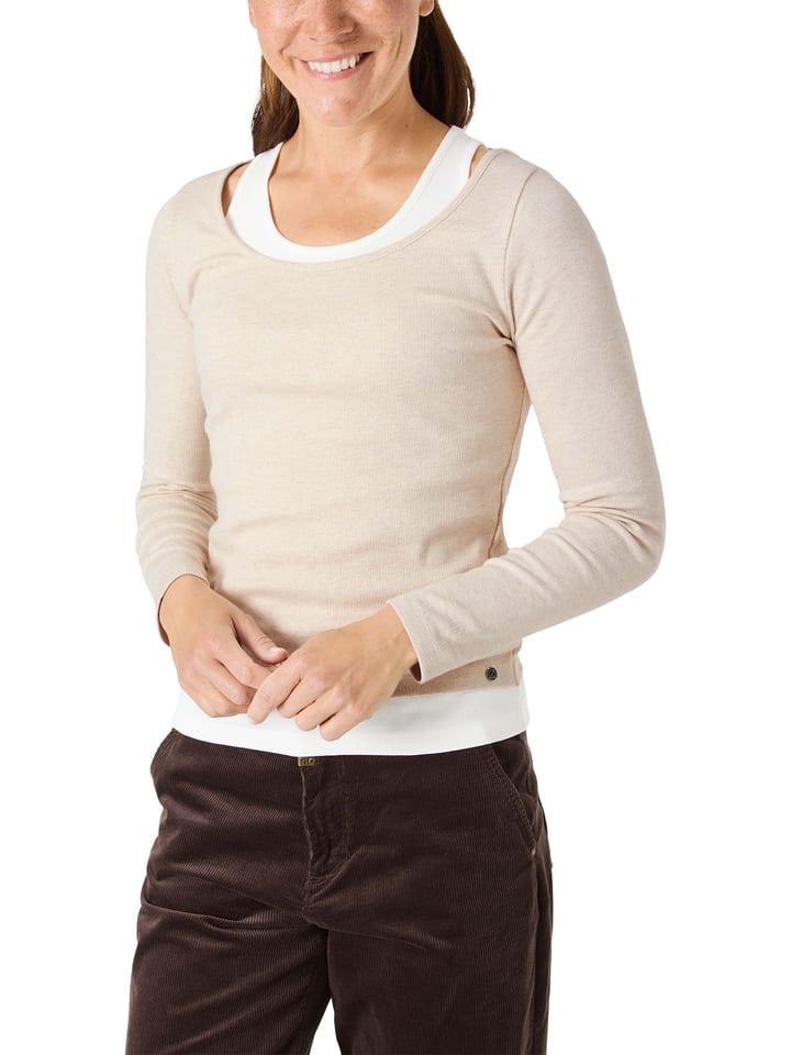 Timezone Koszulka w kolorze beżowym rozmiar: XS