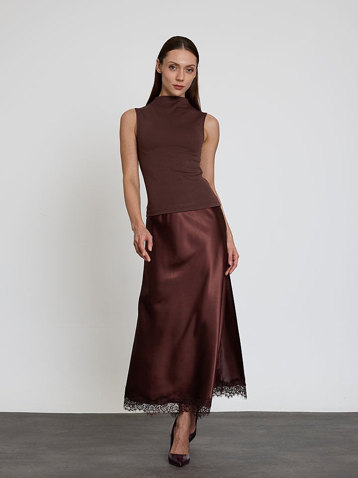 BGN Top w kolorze brązowym rozmiar: 38