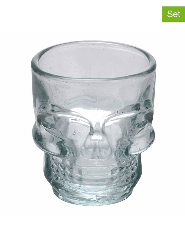 Shades of (Villa d'este) Kieliszki (6 szt.) "Skull" do likieru - 50 ml rozmiar: onesize