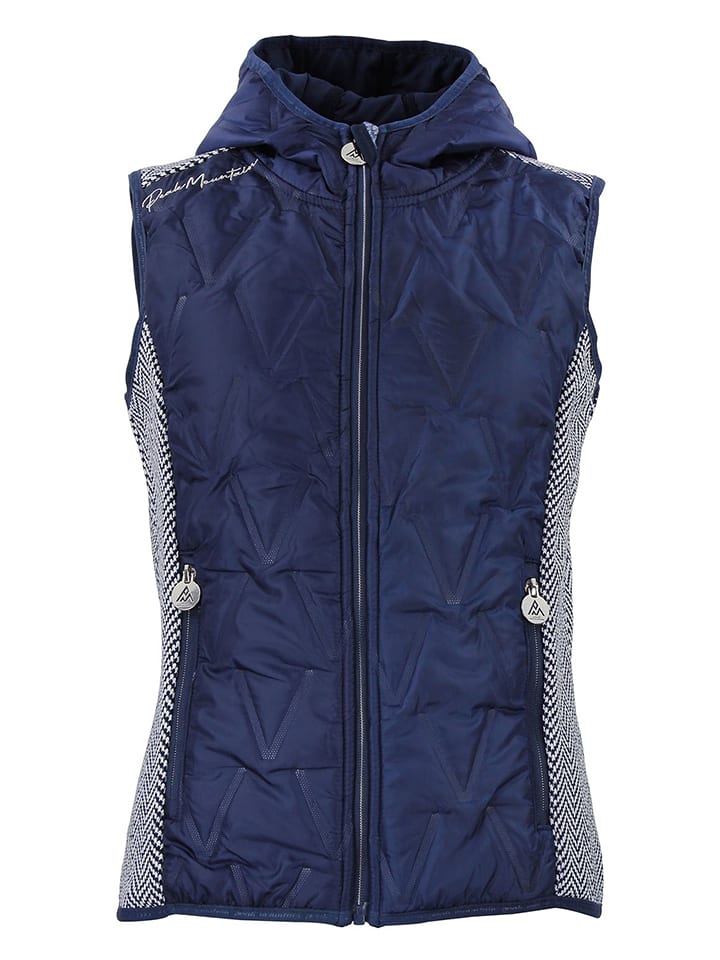 Peak Mountain Kamizelka polarowa "Antilope" w kolorze granatowym rozmiar: XL