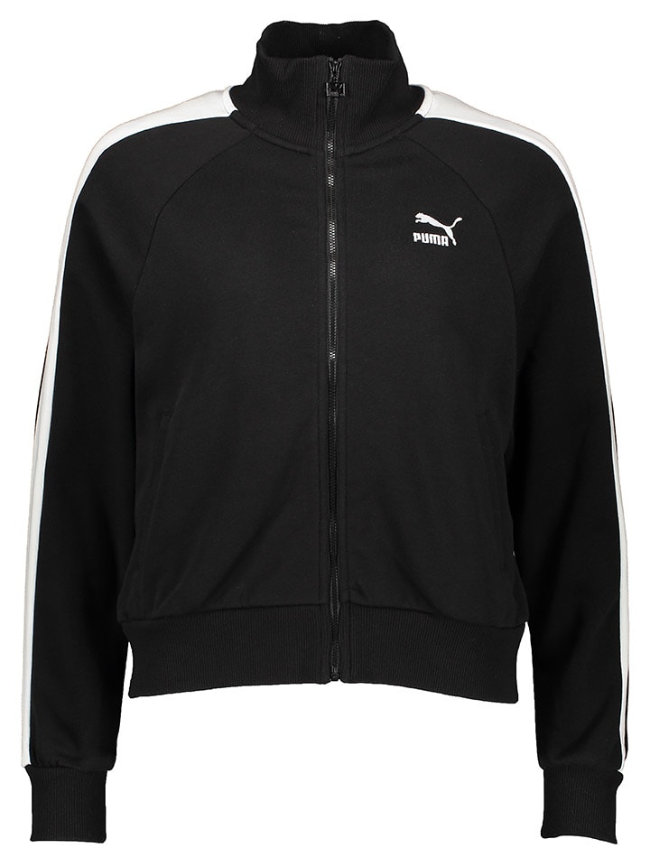 Puma Bluza "Iconic T7" w kolorze czarnym rozmiar: L
