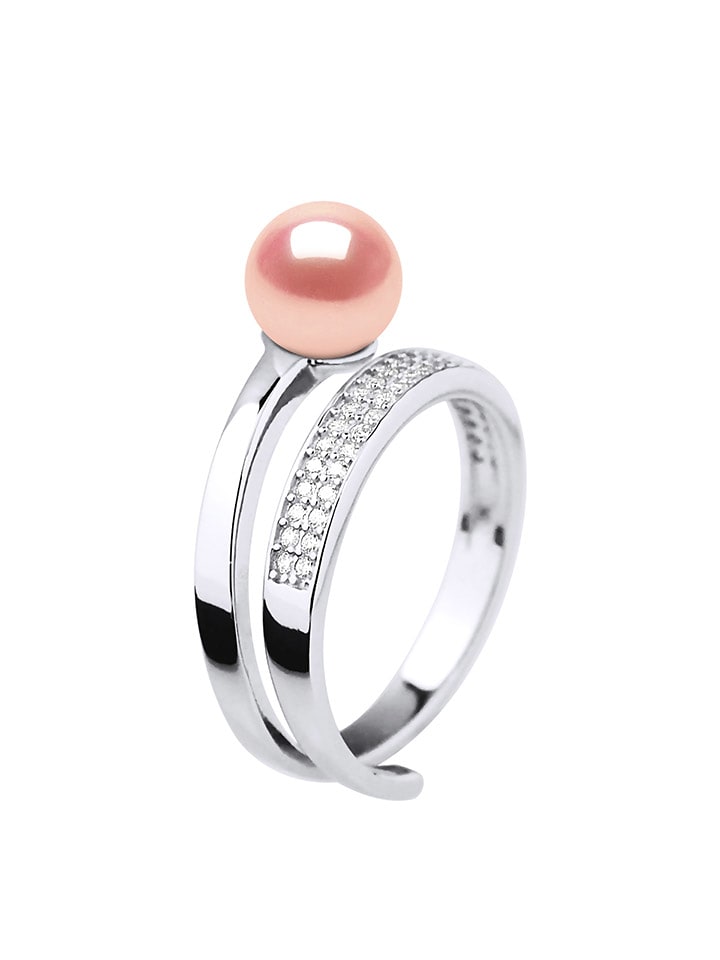 Mitzuko Srebrny pierścionek z perłą rozmiar: onesize