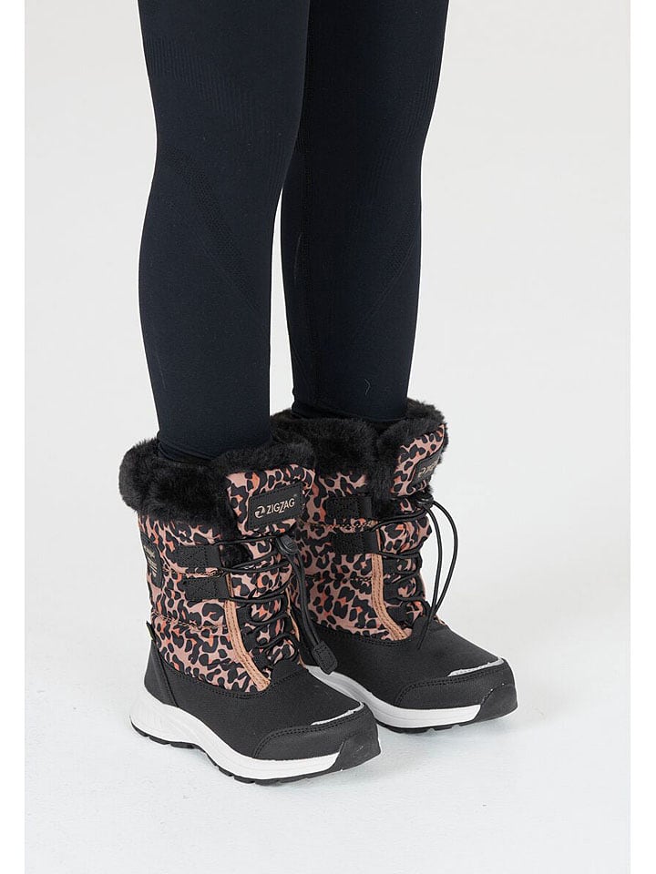 Zigzag Botki "Wesend" w kolorze czarno-jasnobrązowym rozmiar: 29