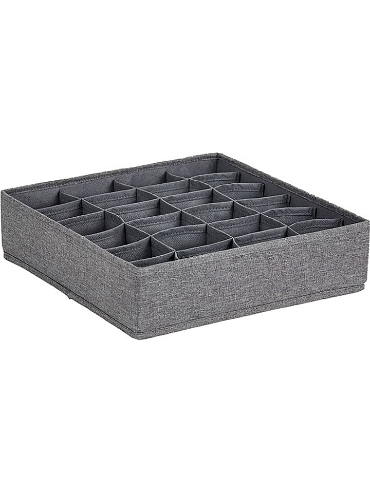 STORE IT Organizer w kolorze antracytowym na bieliznę - 30 x 8 x 30 cm rozmiar: onesize