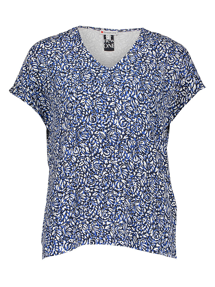 Street One Koszulka w kolorze niebieskim rozmiar: 34