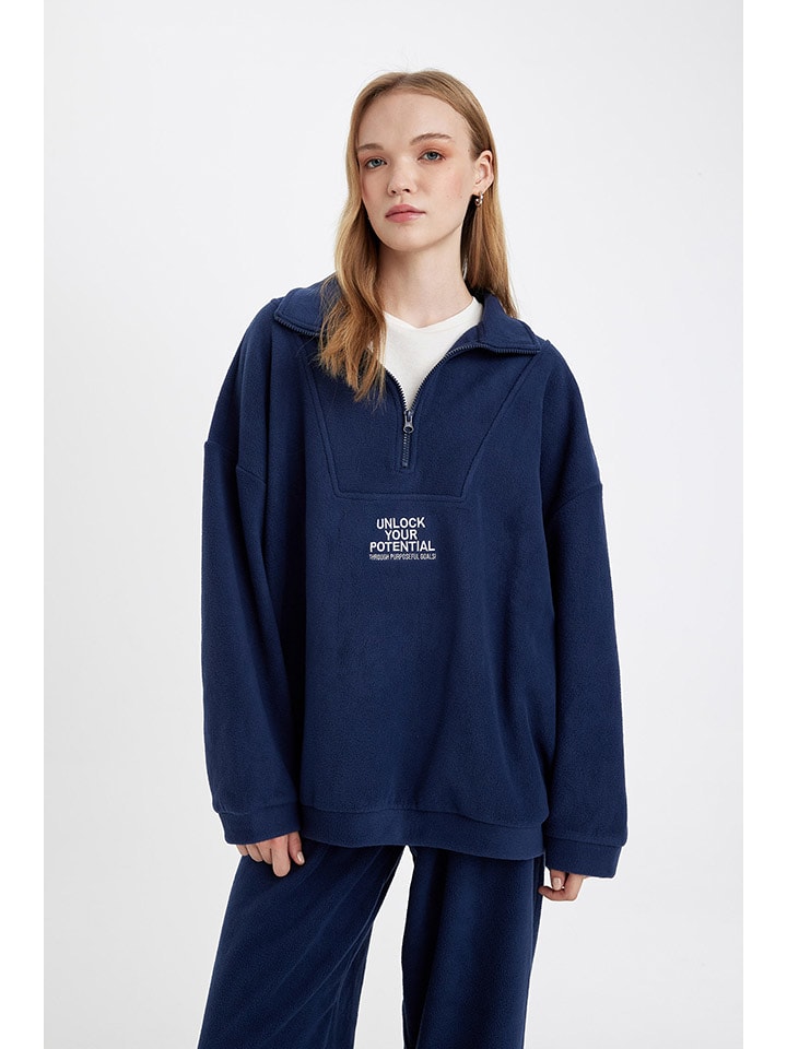 DeFacto Bluza w kolorze granatowym rozmiar: XL