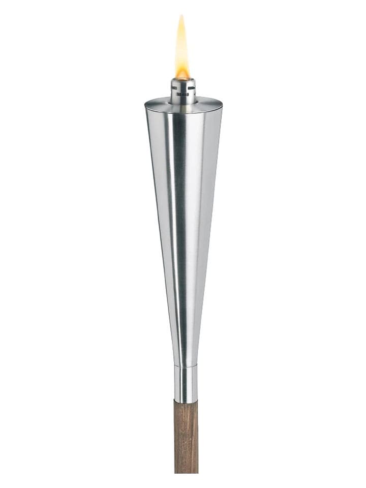 Blomus Pochodnia ogrodowa "Orchos" w kolorze srebrno-brązowym - wys. 151 cm rozmiar: onesize