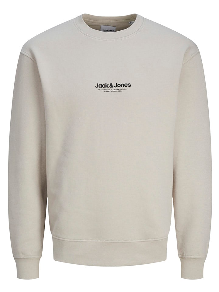 JACK & JONES Junior Bluza "Versterbro" w kolorze beżowym rozmiar: 140