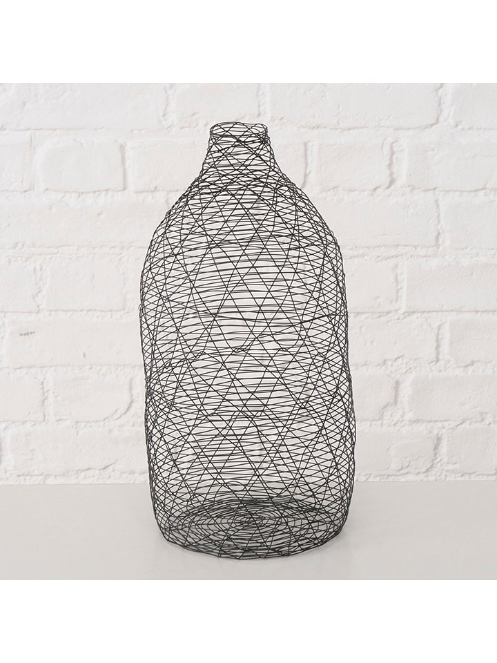 Boltze Wazon ''Juanita'' w kolorze czarnym - wys. 35,5 x Ø 18 cm rozmiar: onesize