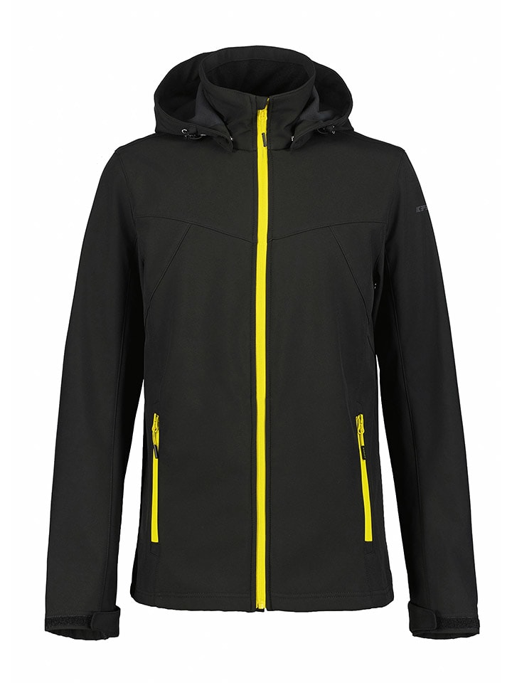 Icepeak Kurtka softshellowa "Brimfield" w kolorze czarno-żółtym rozmiar: 54