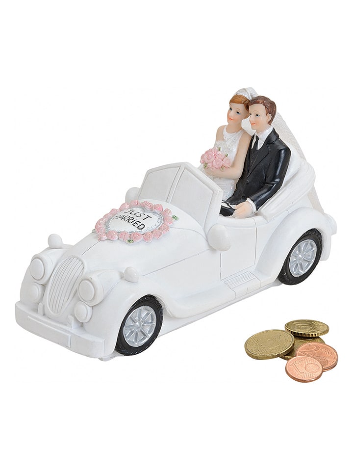 G. Wurm Skarbonka w kolorze białym - 16 x 9 x 7 cm rozmiar: onesize