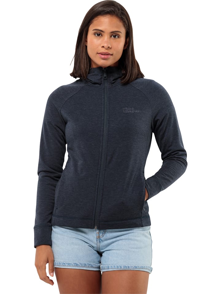 Jack Wolfskin Kurtka polarowa "Waldsee" w kolorze granatowym rozmiar: XL