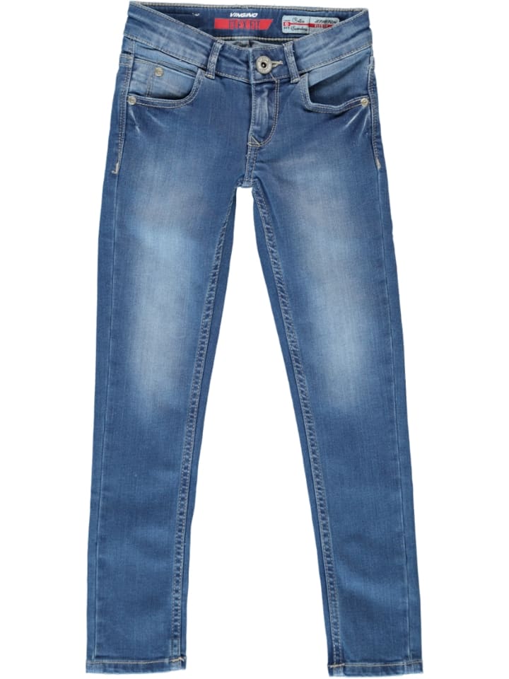 Vingino Dżinsy "Bettine" - Supper Skinny fit - w kolorze niebieskim rozmiar: 134