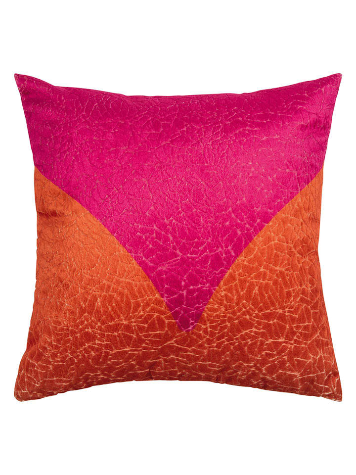 PAD Concept Poszewka "Glamping" w kolorze czerwono-pomarańczowym na poduszkę - 50 x 50 cm rozmiar: onesize