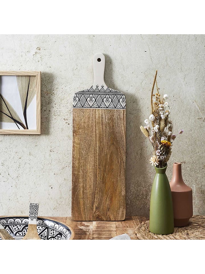 Ethnical Life Deska w kolorze brązowo-beżowo-czarnym do krojenia - 58 x 19 cm rozmiar: onesize