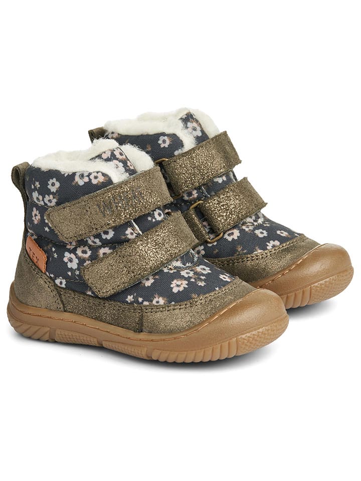 Wheat Botki w kolorze granatowo-szarym rozmiar: 19