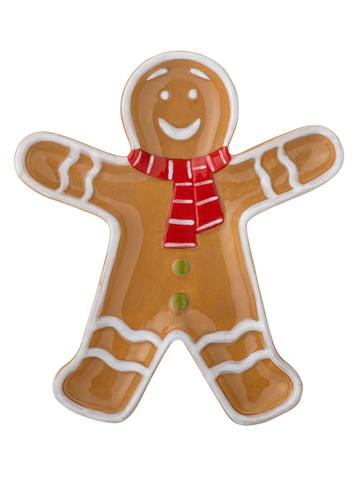 Bloomingville Taca "Ginnie" w kolorze jasnobrązowym o serwowania - 18 x 16 cm rozmiar: onesize