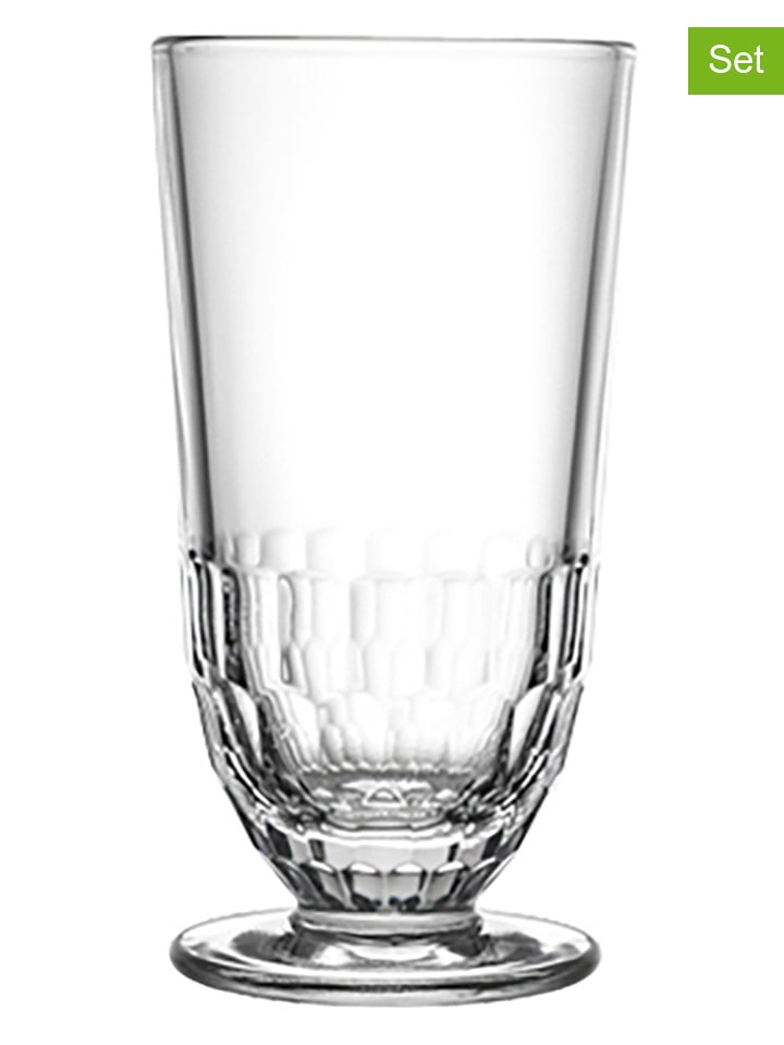 La Rochère France Szklanki (6 szt.) "Artois" do drinków - 380 ml rozmiar: onesize