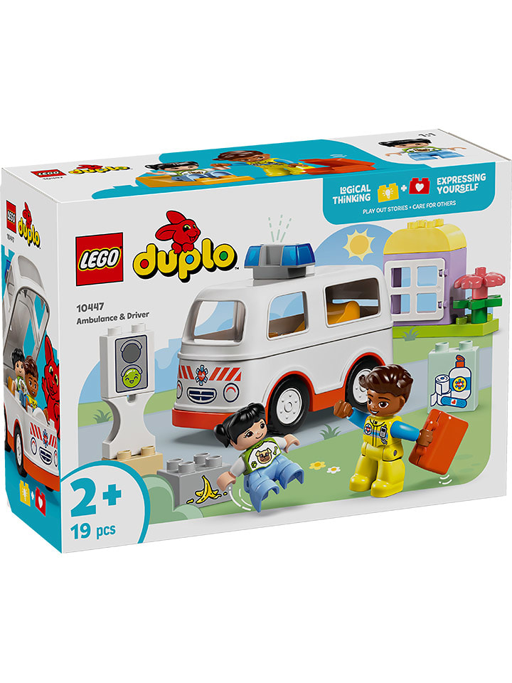 LEGO LEGO® DUPLO®: Ambulance with driver - 2+ rozmiar: onesize