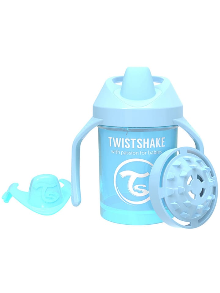 Twistshake Butelka w kolorze niebieskim do nauki picia - 230 ml rozmiar: onesize