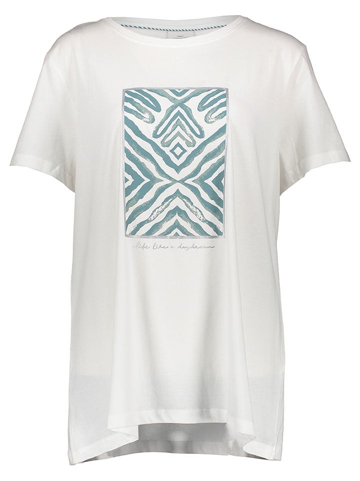 ONLY Koszulka w kolorze białym rozmiar: 50/52