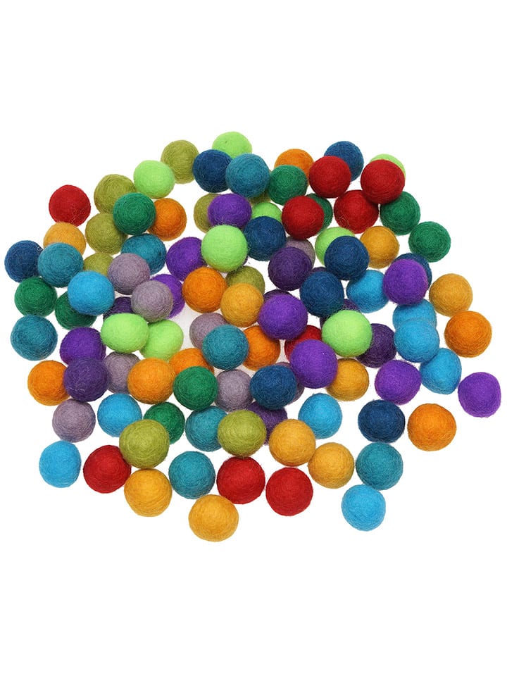 SUNNYSUE Kulki filcowe (120 szt.) rozmiar: onesize