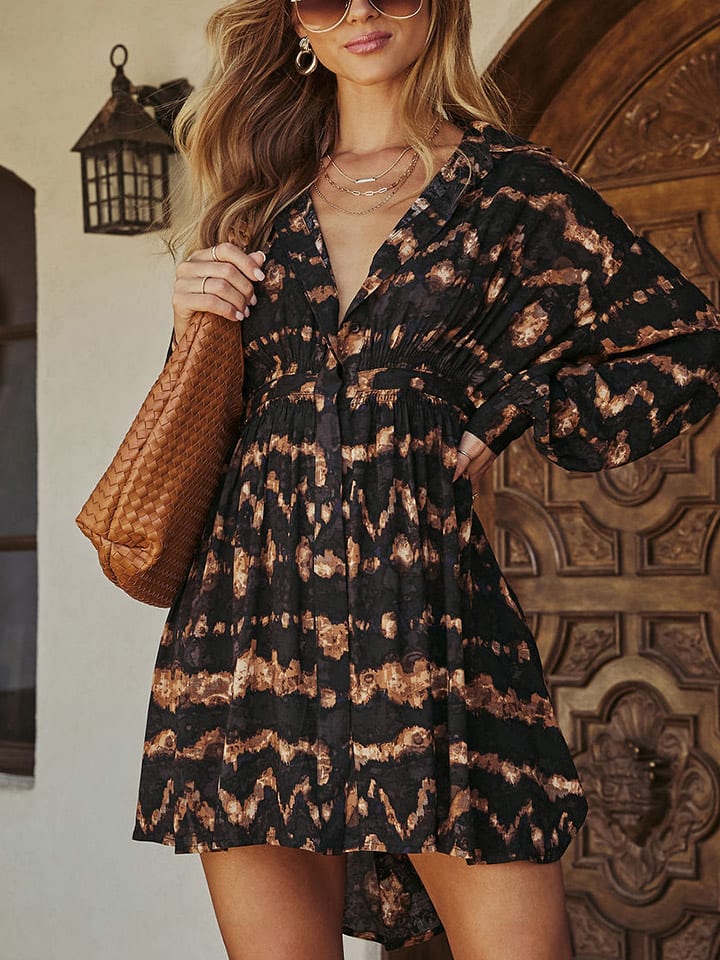 LA Angels Sukienka w kolorze brązowym rozmiar: XL