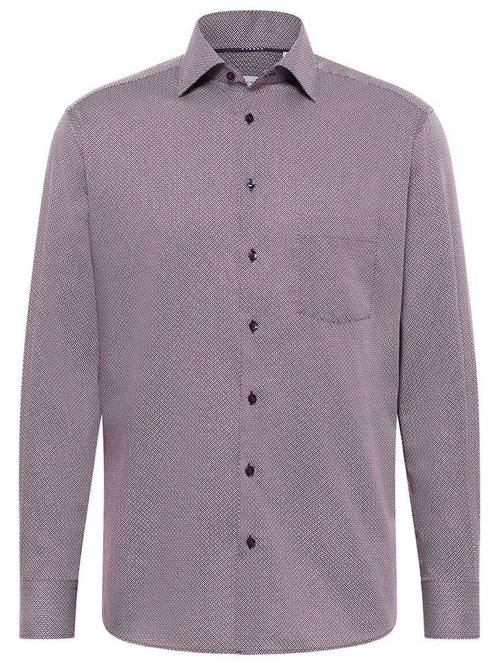 Eterna Koszula - Modern fit - w kolorze bordowo-niebieskim rozmiar: 40