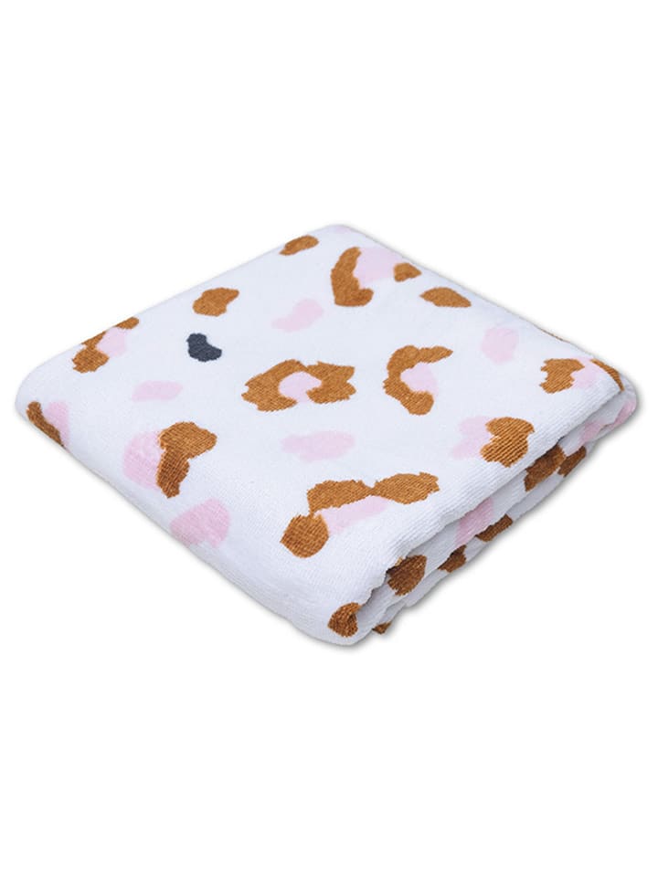 Swim Essentials Ręcznik plażowy "Kaki Leopard" w kolorze białym - 135 x 65 cm rozmiar: onesize