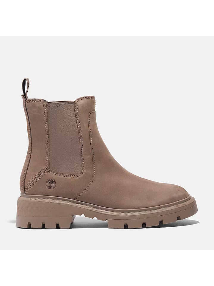 Timberland Skórzane sztyblety "Cortina Valley" w kolorze beżowym rozmiar: 37